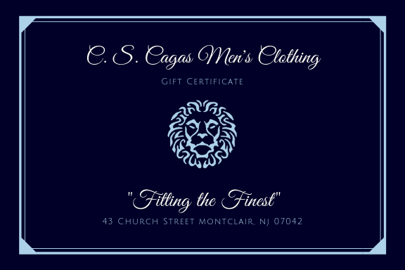 C. S. Cagas Gift Certificate
